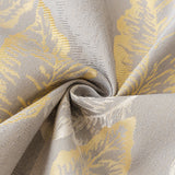 Leaf Jacquard Sofa Cover with Ruffle Skirt – Non-Slip Couch Protector with Sheer Hem