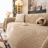Plush Fleece Washable Sofa Throw Blanket, Soft & Cozy Furniture Protector for Couch