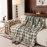 Boho Geometric Sofa Slipcovers Chenille Scratch Resistant Couch Protective Covers