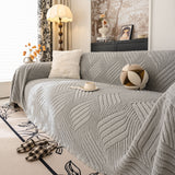 Plush Fleece Washable Sofa Throw Blanket, Soft & Cozy Furniture Protector for Couch