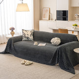 Boho 3D Geometric Throw Blanket for Couch, Luxurious Velvety Plush Fleece Sofa Cover