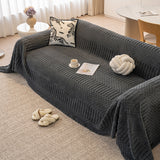 Boho 3D Geometric Throw Blanket for Couch, Luxurious Velvety Plush Fleece Sofa Cover