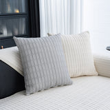 Geometric Textured Couch Slipcover Protector Non-Slip Ice Silk Sofa Cover for Couch