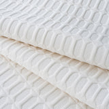 Geometric Textured Couch Slipcover Protector Non-Slip Ice Silk Sofa Cover for Couch