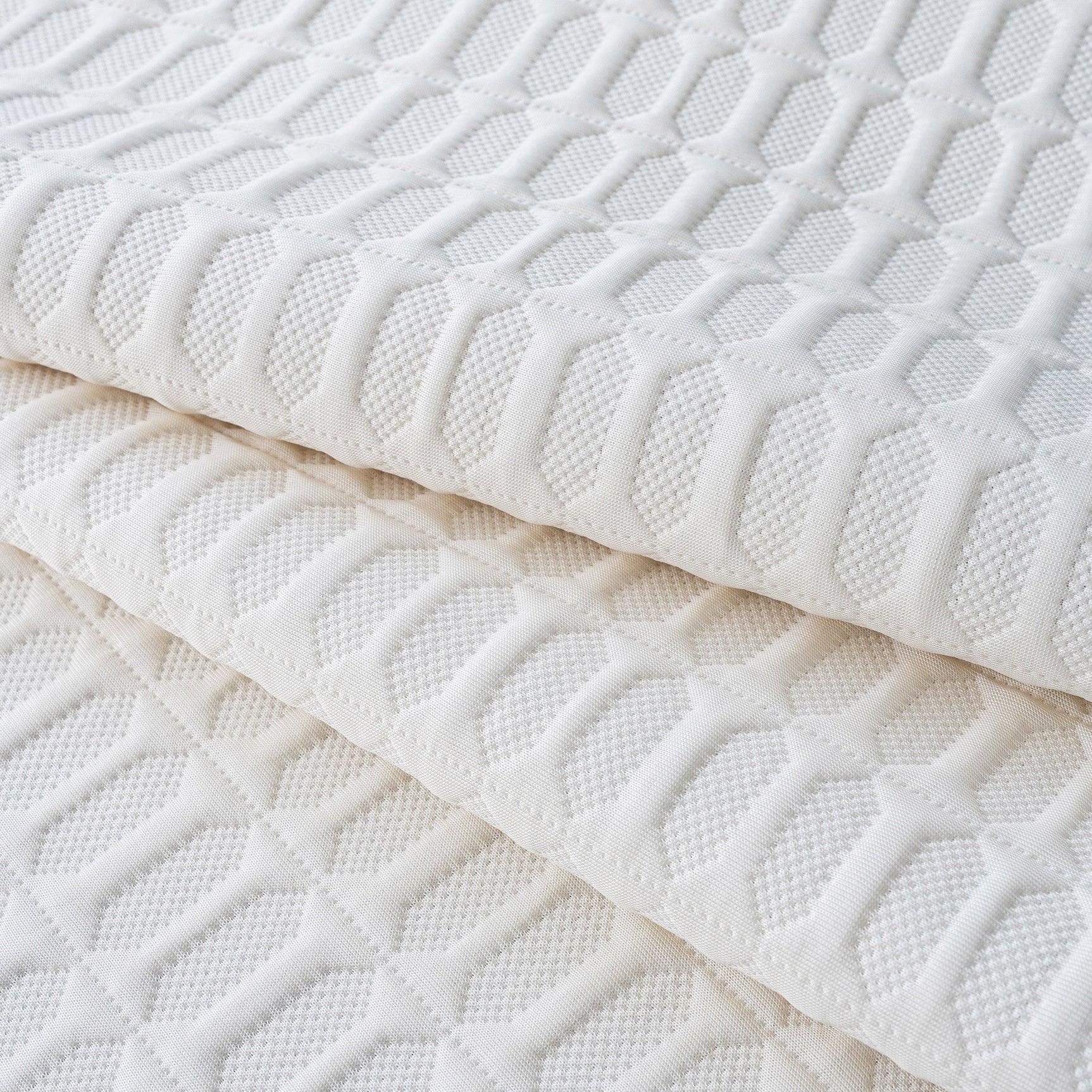 Geometric Textured Couch Slipcover Protector Non-Slip Ice Silk Sofa Cover for Couch