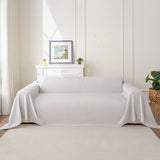 3D Bubble Textured Furniture Protector Throw Cover, Cooling Soft Woven Couch Cover