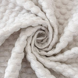 3D Bubble Textured Furniture Protector Throw Cover, Cooling Soft Woven Couch Cover