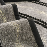 Non-Slip Sofa Cover with Thick Chenille Texture Woven Stripe Couch Protector Throw