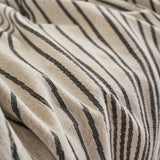 Chenille Striped Sofa Throw Blanket, Furniture Throw Covers Living Room Couch Cover