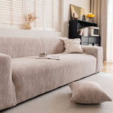 Spandex Jacquard Sofa Cover, High Stretch Crinkle Textured Couch Slipcover KAS Washable