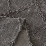 Soft Chenille Sofa Throw Cover, Raised Geometric Texture Furniture Protector Blanket