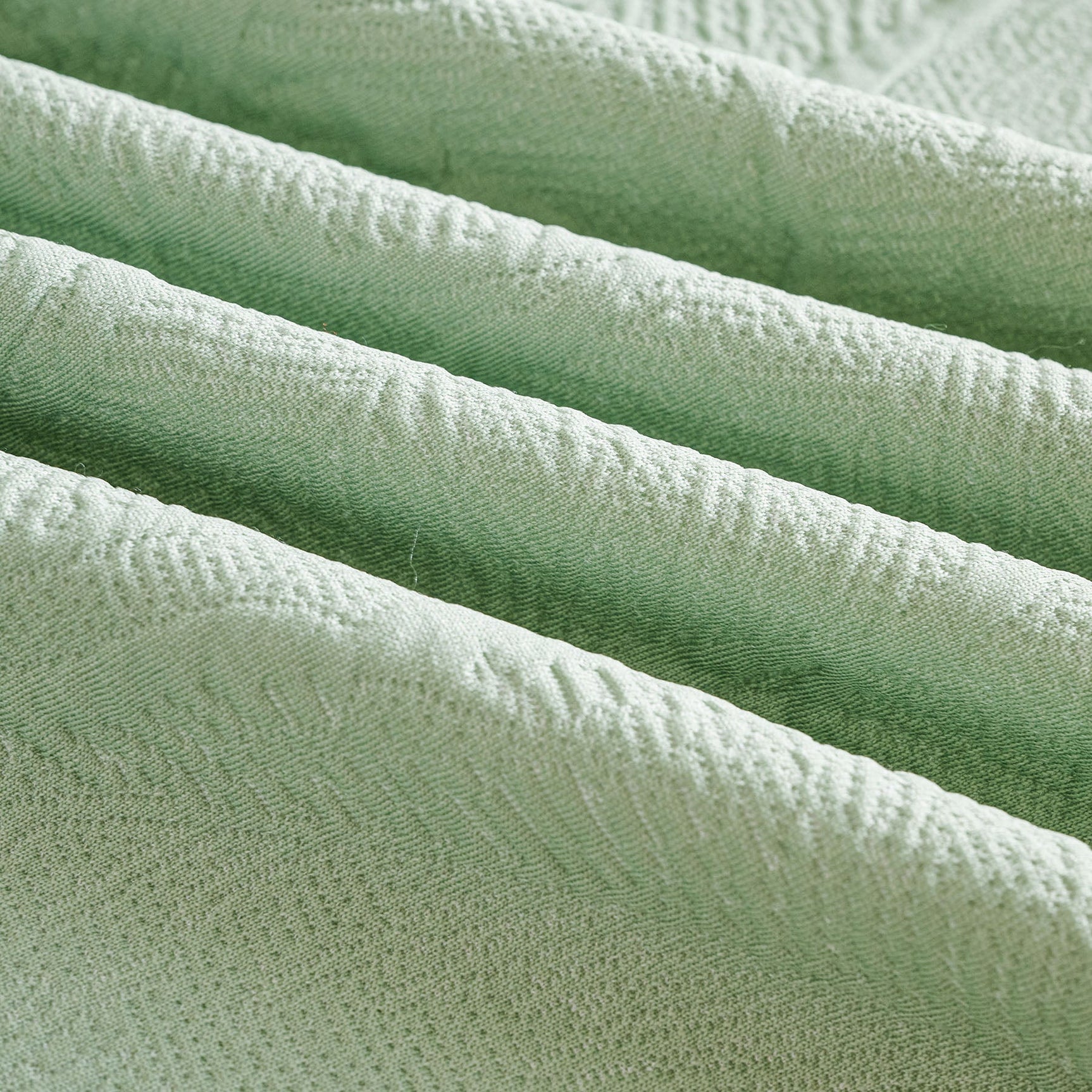 Embossed Leaf Pattern Sofa Cover Blanket for Couch, Soft Cooling Textured Couch Cover