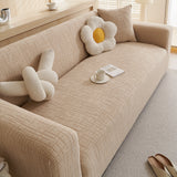 Embossed Lines Couch Covers Stretchable Non-Slip & Washable Sofa Slipcovers