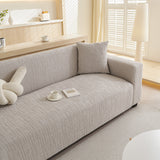 Embossed Lines Couch Covers Stretchable Non-Slip & Washable Sofa Slipcovers