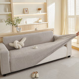 Embossed Lines Couch Covers Stretchable Non-Slip & Washable Sofa Slipcovers