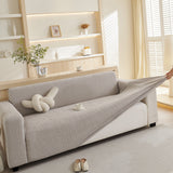 Embossed Lines Couch Covers Stretchable Non-Slip & Washable Sofa Slipcovers