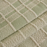 Sofa Cover Throw with Subtle Textured Stripes Lightweight Smooth Couch Slipcover