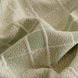 Sofa Cover Throw with Subtle Textured Stripes Lightweight Smooth Couch Slipcover