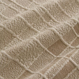 Sofa Cover Throw with Subtle Textured Stripes Lightweight Smooth Couch Slipcover