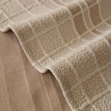 Sofa Cover Throw with Subtle Textured Stripes Lightweight Smooth Couch Slipcover