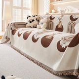 Decorative Throw Blankets for Couch Reversible Chenille Furniture Throw Covers for Sectional Sofa