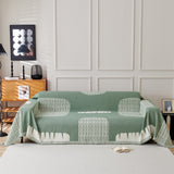 Soft Cozy Chenille Sofa Throw Blanket and Sectional Seat Covers, Scratch Resistant Sofa Couch Covers