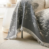 Chenille Grove Sofa Cover Blanket Furniture Protector, Couch Protector Sofa Throw Cover for Couches