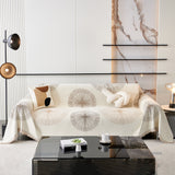 Dandelion Reversible Striped Couch Throw Cover for Living Room Pet Sofa Slipcovers Couch Protector