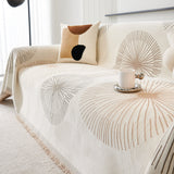Dandelion Reversible Striped Couch Throw Cover for Living Room Pet Sofa Slipcovers Couch Protector
