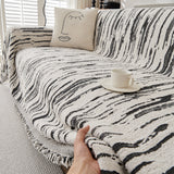 Reversible Sofa Throw Blanket, Couch Cover Sofa Slipcover for Most Shape Sofas