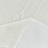 Embossed Leaf Pattern Sofa Cover Blanket for Couch, Soft Cooling Textured Couch Cover