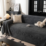 Soft Plush Fleece Throw Blanket for Couch Solid Cute Warm Couch Cover Blanket for Winter