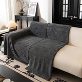 Soft Plush Fleece Throw Blanket for Couch Solid Cute Warm Couch Cover Blanket for Winter