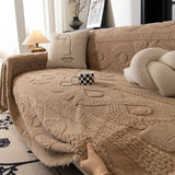 Soft Plush Fleece Throw Blanket for Couch Solid Cute Warm Couch Cover Blanket for Winter