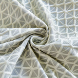 Fresh Geometric Sofa Throw Cover, Modern Textured Breathable Couch Protector Blanket