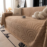 Plush Warm Decor Couch Cover Soft Jacquard Fleece Throw Blankets for Bed Couch Sofa Chair