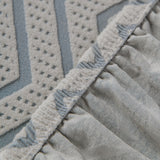 Modern Geometric Jacquard Sofa Slipcover, High Stretch 1-Piece Textured Couch Cover