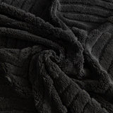 Winter Soft Plush Fleece Sofa Blanket Leaves Jacquard Couch Covers for Couches