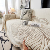 Cozy Striped Sofa Throw Blanket L Shaped Sectional Couch Covers Luxury Throws for Sofas
