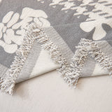 Chenille Houndstooth Sofa Throw Cover, Scratch Proof Cozy Throw Blankets for Couch