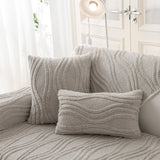 Winter Thickened Non-slip Blanket, Three-Dimensional Embossed Cotton Velvet Sofa Cover
