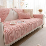 Winter Thickened Non-slip Blanket, Three-Dimensional Embossed Cotton Velvet Sofa Cover