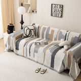 Colorful Chenille Sofa Throw Cover, Fashionable Soft Washable Couch Protector, Sectional Sofa Covers