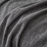 Solid Color Chenille Sofa Throw Blanket, Cozy & Easy Care Fringed Furniture Protector