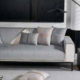 Geometric 3D Sofa Cover, Non-Slip Couch Protector for Seat, Backrest & Armrest