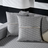 Geometric 3D Sofa Cover, Non-Slip Couch Protector for Seat, Backrest & Armrest