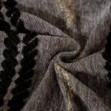 Boho Couch Throw Blanket with Textured Stripes, Sofa Cover for Living Room Decor