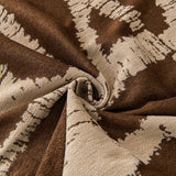 Modern Chenille Bold Abstract Pattern Sofa Cover, Artistic Decorative Furniture Cover