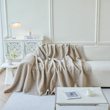 Thick Sherpa Fleece Sofa Protector Cover Stylish Durable Slipcovers for Couches and Chairs