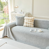 Thick Sherpa Fleece Sofa Protector Cover Stylish Durable Slipcovers for Couches and Chairs